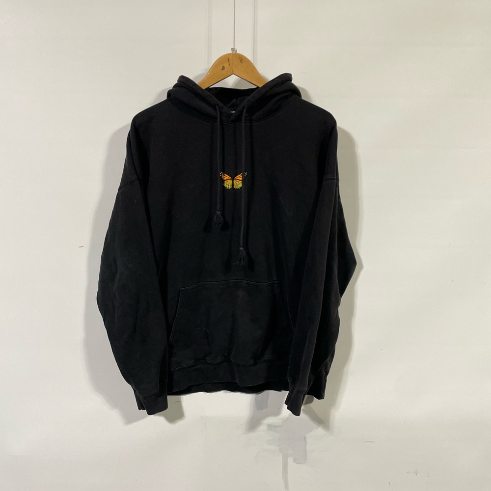 Brandy Melville butterfly fleece hoodie sweatshirt